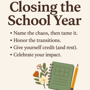 Closing the School Year