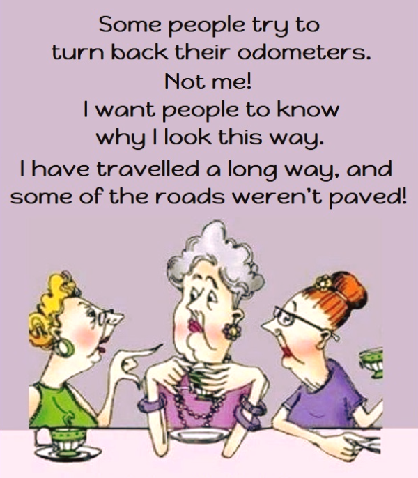 Some people ... odometers