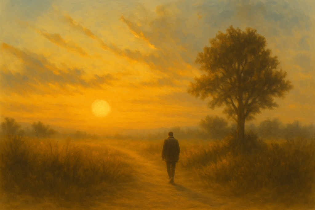 The lonely road of a widow
